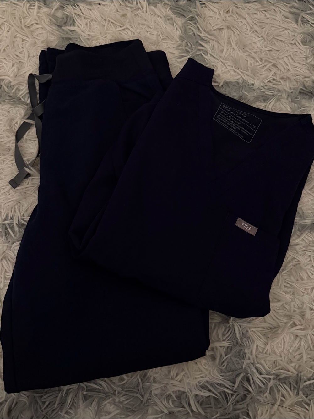 Figs Navy Blue 3 Piece Set XS Women’s
